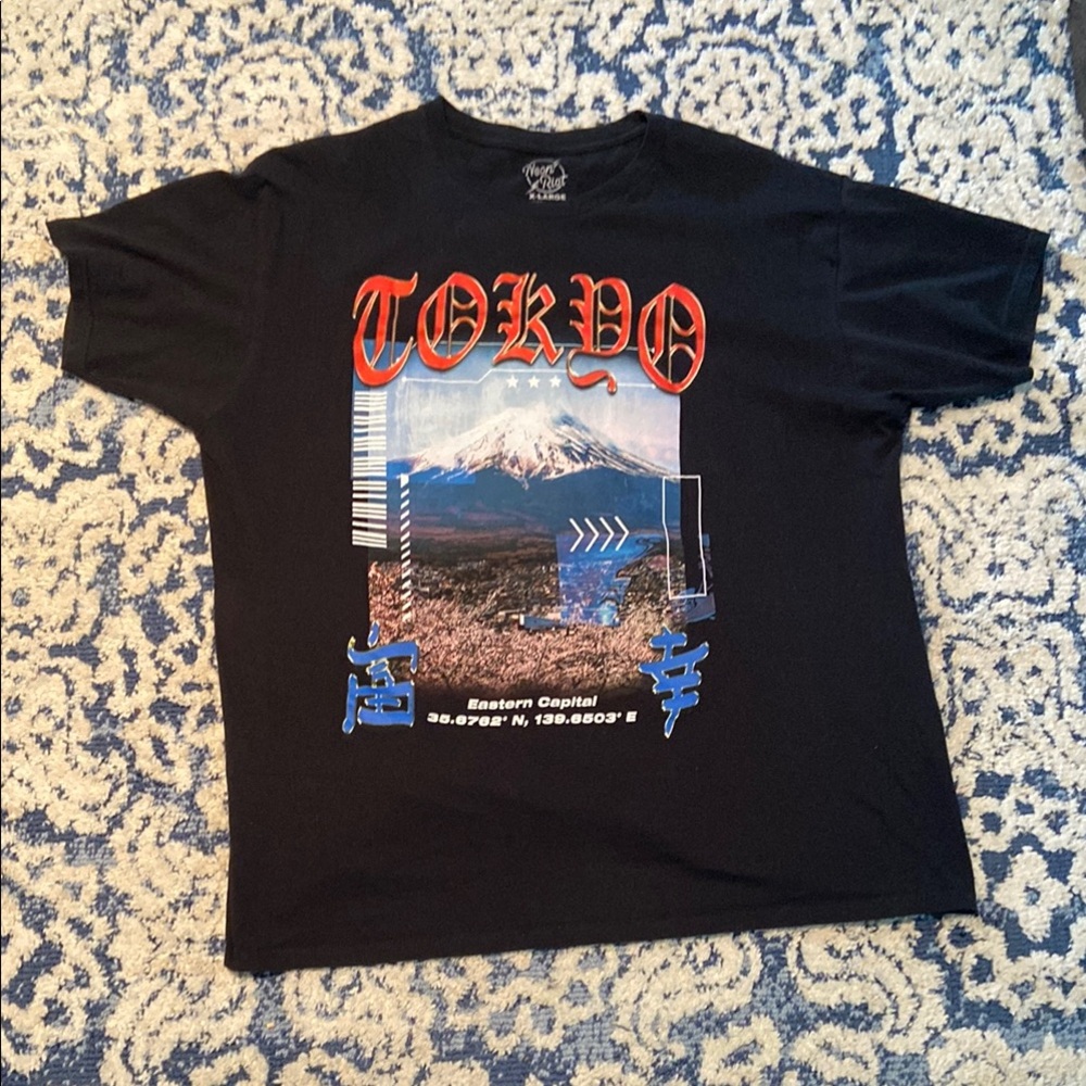 Black Tokyo Graphic T-Shirt